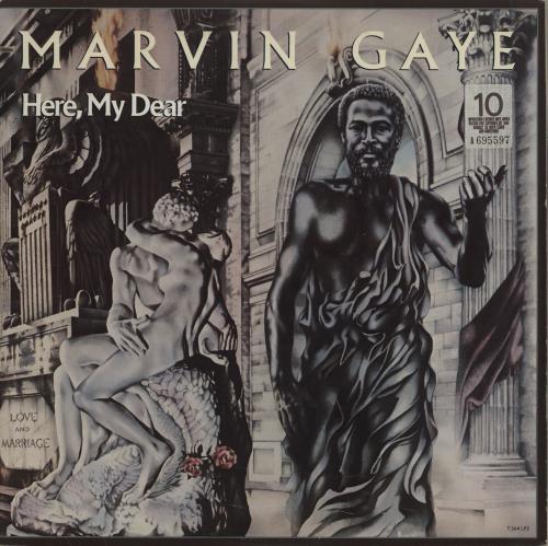 Marvin Gaye Here, My Dear US 2-LP vinyl record set (Double LP